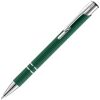 Ручка шариковая Keskus Soft Touch, цвет зеленая