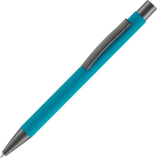Ручка шариковая Atento Soft Touch, цвет бирюзовая