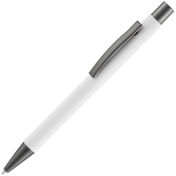 Ручка шариковая Atento Soft Touch, цвет белая