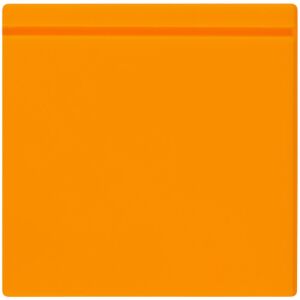 Лейбл из ПВХ Kare, цвет оранжевый неон