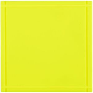 Лейбл из ПВХ Dzeta, L, цвет желтый неон