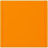 Лейбл из ПВХ Dzeta, L, цвет оранжевый неон