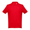 Рубашка-поло мужская ADAM, цвет красный, 3XL, 100% хлопок, плотность 195 г/м2