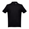 Рубашка-поло мужская ADAM, цвет черный, 3XL, 100% хлопок, плотность 195 г/м2