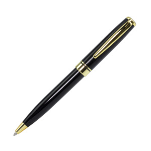 Шариковая ручка Tesoro, цвет черная/позолота