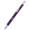 Ручка металлическая Molly софт-тач, цвет фиолетовая