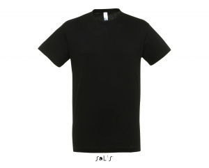 Фуфайка (футболка) REGENT мужская, цвет глубокий черный, 4XL