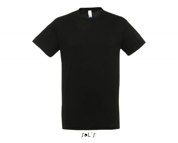 Фуфайка (футболка) REGENT мужская, цвет глубокий черный, XXS