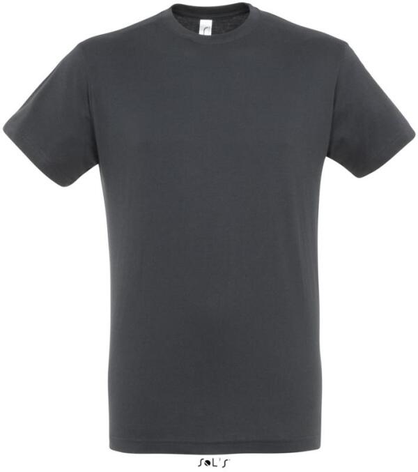 Фуфайка (футболка) REGENT мужская, цвет тёмно-серый/графит, XXL