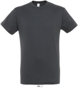 Фуфайка (футболка) REGENT мужская, цвет тёмно-серый/графит, М