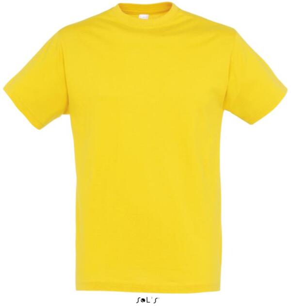 Фуфайка (футболка) REGENT мужская, цвет жёлтый, XS