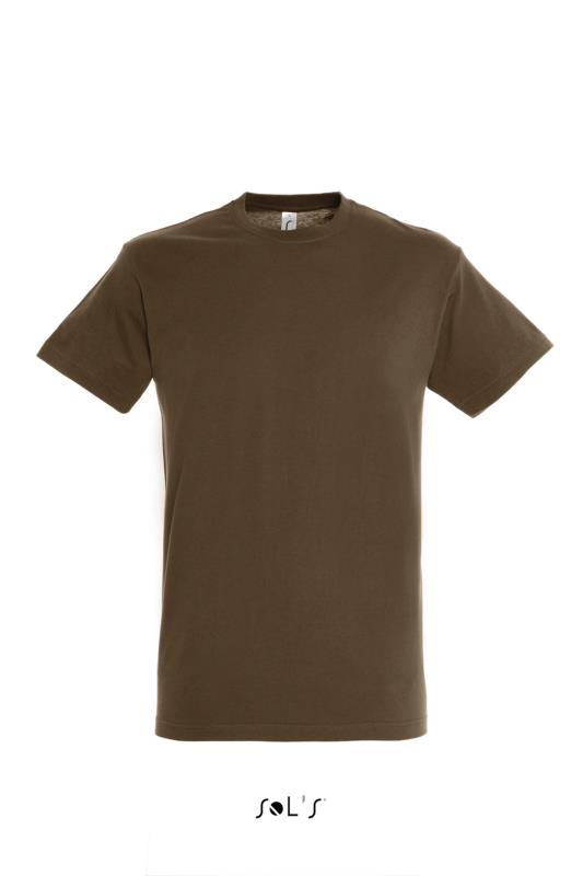 Фуфайка (футболка) REGENT мужская, цвет коричневый, L