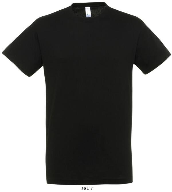 Фуфайка (футболка) REGENT мужская, цвет глубокий черный, XS