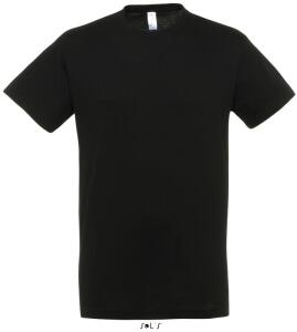 Фуфайка (футболка) REGENT мужская, цвет глубокий черный, L