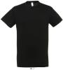 Фуфайка (футболка) REGENT мужская, цвет глубокий черный, 3XL