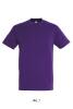 Фуфайка (футболка) REGENT мужская, цвет темно-фиолетовый, S