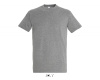 Фуфайка (футболка) IMPERIAL мужская, цвет серый меланж, XS