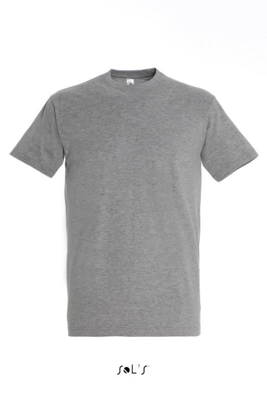Фуфайка (футболка) IMPERIAL мужская, цвет серый меланж, XXL