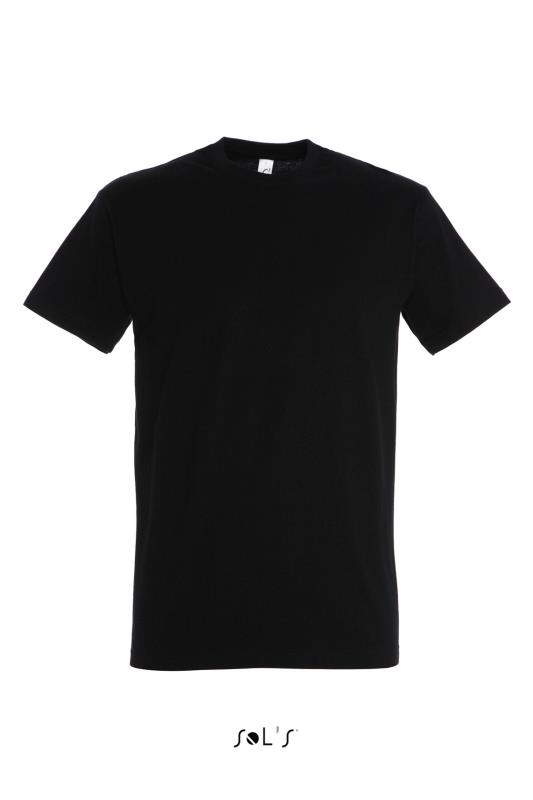 Фуфайка (футболка) IMPERIAL мужская, цвет глубокий черный, XXL
