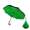 Зонт-трость механический  Chaplin, цвет черно-зеленый-S