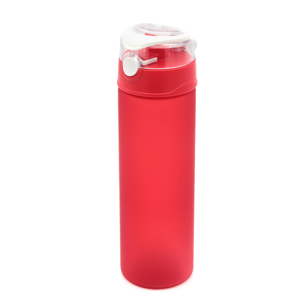 Пластиковая бутылка Narada Soft-touch, цвет красная