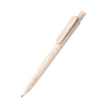 Ручка из биоразлагаемой пшеничной соломы Melanie, цвет белая