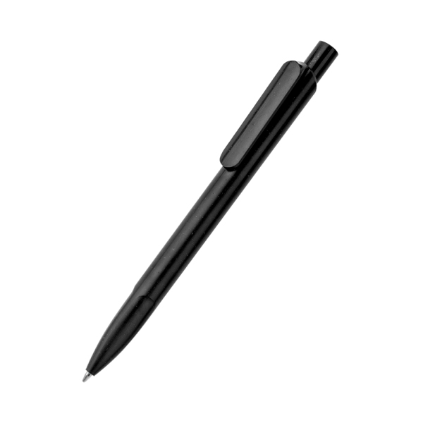 Ручка из биоразлагаемой пшеничной соломы Melanie, цвет черная