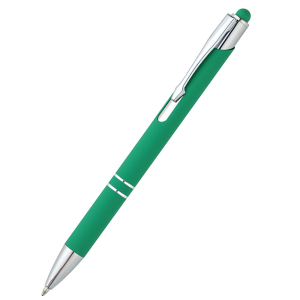 Ручка металлическая Ingrid софт-тач, цвет зеленая