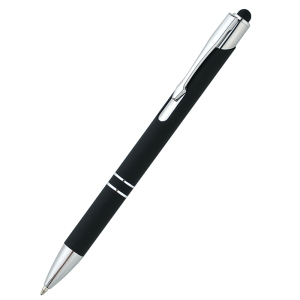 Ручка металлическая Ingrid софт-тач, цвет черная