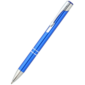 Ручка металлическая Holly, цвет синяя