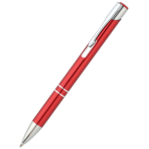 Ручка металлическая Holly, цвет красная