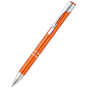 Ручка металлическая Holly, цвет оранжевая