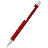 Ручка металлическая Rebecca софт-тач, цвет красная