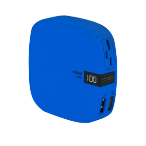 Внешний аккумулятор Revil, 10000 mAh, цвет синий