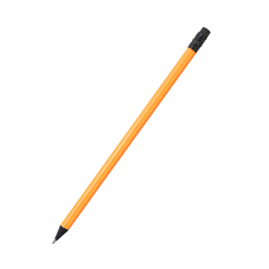Карандаш с цветным корпусом Negro, цвет оранжевый
