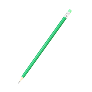 Карандаш с цветным корпусом Largo, цвет зеленый