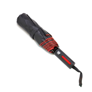 Автоматический противоштормовой складной зонт Sherp, цвет красный