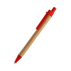 Шариковая ручка Natural Bio, цвет красная