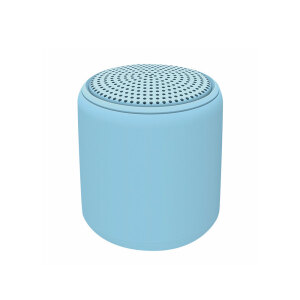 Беспроводная Bluetooth колонка Fosh, цвет голубая