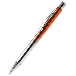 Ручка металлическая Синергия, цвет оранжевая