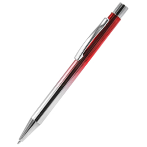 Ручка металлическая Синергия, цвет красная