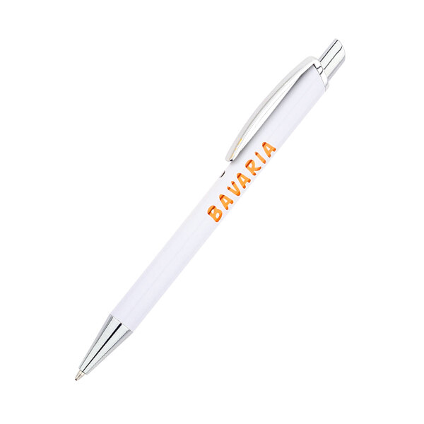 Ручка металлическая Bright, цвет оранжевая