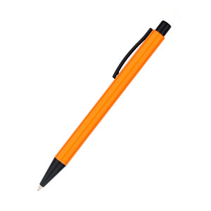 Ручка металлическая Deli, цвет оранжевая