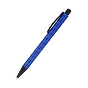 Ручка металлическая Deli, цвет синяя