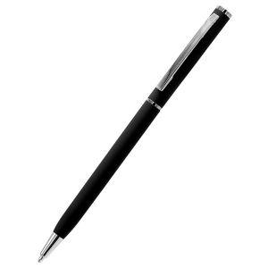 Ручка металлическая Tinny Soft софт-тач, цвет черная