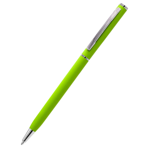 Ручка металлическая Tinny Soft софт-тач, цвет зеленая