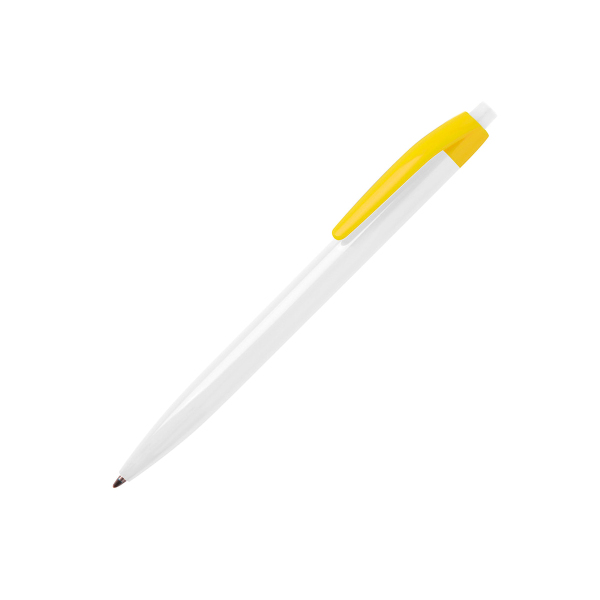 Ручка пластиковая Pim, цвет желтая