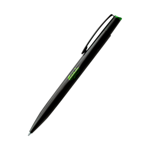 Ручка металлическая Grave, цвет зеленая