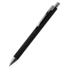 Ручка металлическая Elegant Soft софт-тач, цвет черная