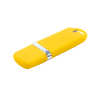 Флешка “Shape” с покрытием Софт Тач 16 GB, цвет желтая